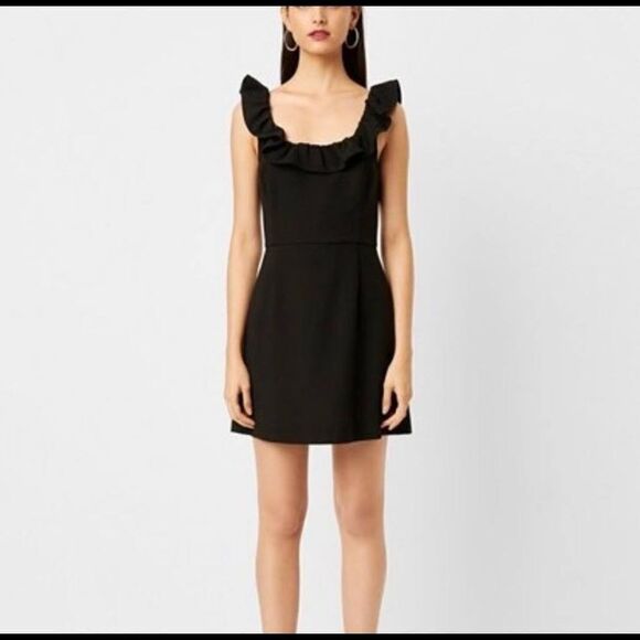 French Connection‎ Whisper Light Ruffle Mini Dress - Picture 3 of 7